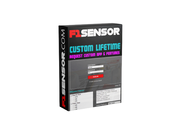 F1 Sensor Custom F1 Hack